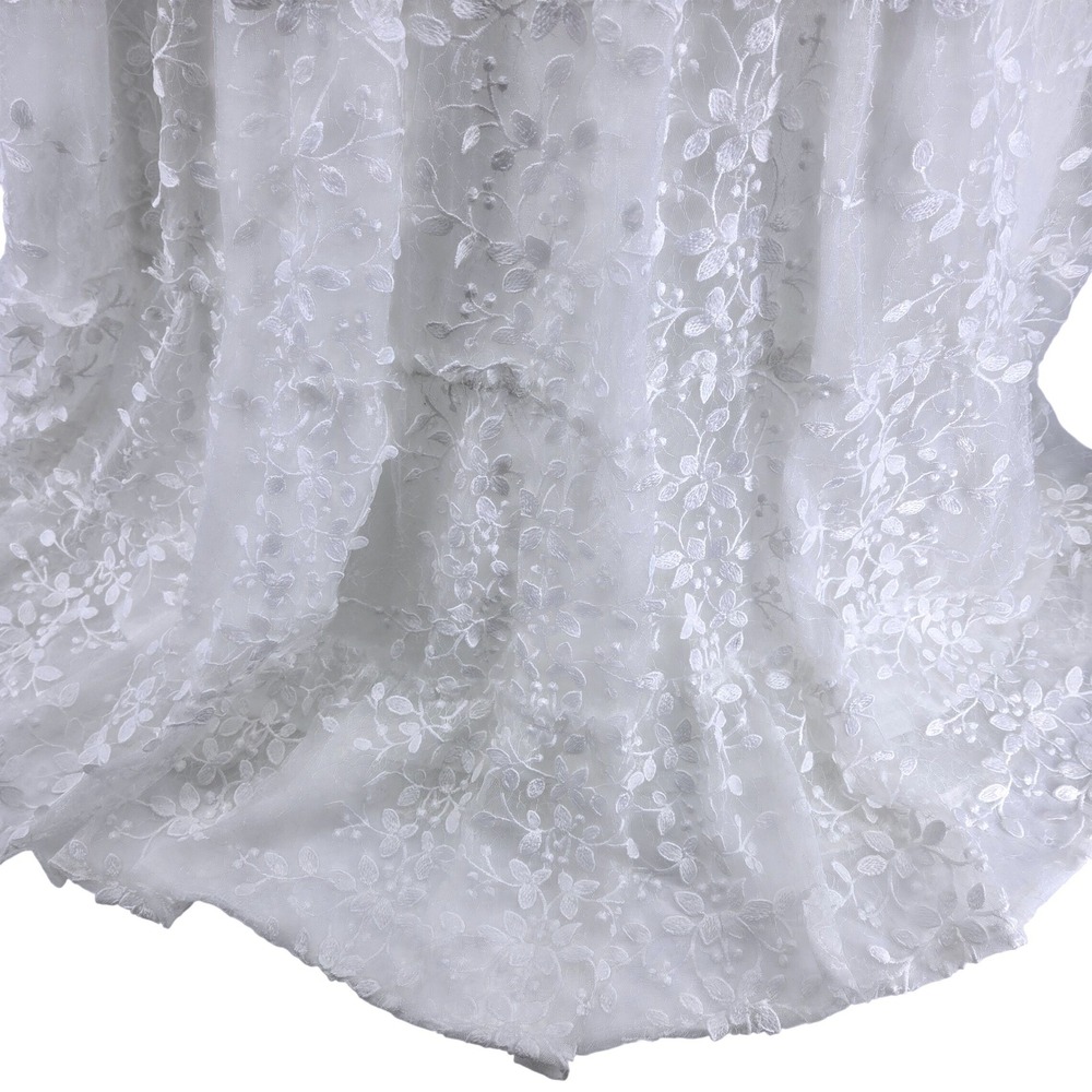 Arula Brixta Dress 3X White Floral Lace Maxi Bridal Formal - Picture 10 of 11